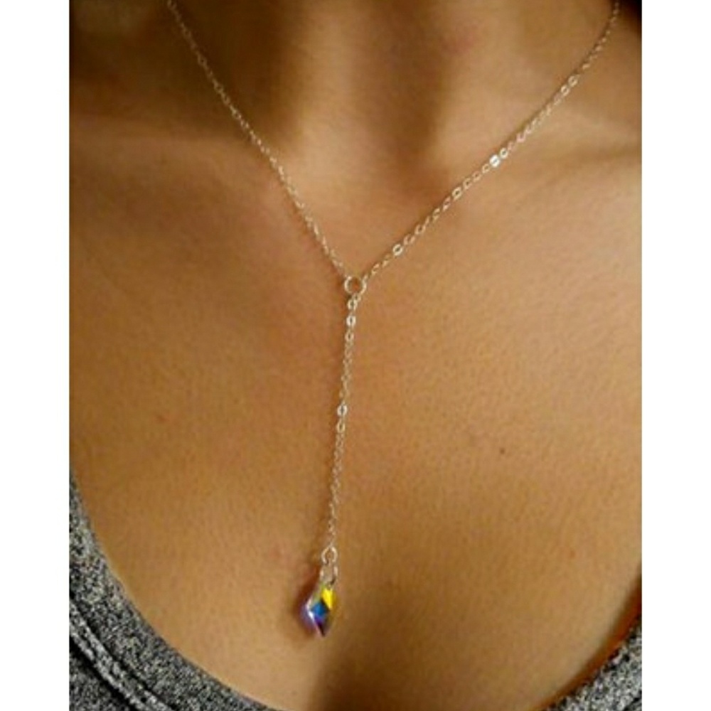 Swarovski Rhombus Y Choker ⚡